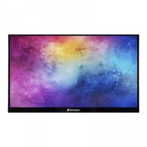 OUTLET: Monitor przenośny Verbatim 14&quot; PMT-14 Portable Touch HDMI USB 2.0 2xUSB-C - OTW OPAK