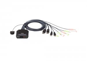 Przełącznik KVM ATEN DisplayPort/USB CS22DP (CS22DP-AT) 2-port.