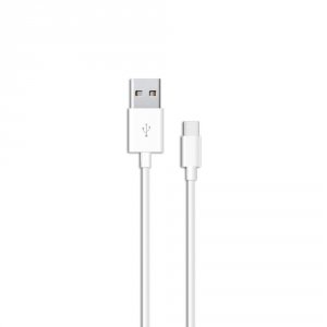 Kabel USB 2.0 Savio CL-125 USB A (M) - USB typ C (M) 2,1A, 1m, biały