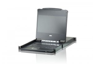 Konsola LCD 17,3&quot; FullHD KVM USB DVI ATEN CL6708MW (CL6708MW-ATA-AG)  8-port.