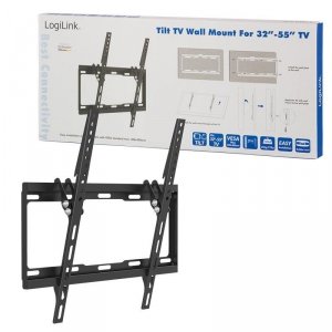 Uchwyt ścienny LogiLink do telewizora LCD/LED nachylenie -14°/0°, VESA 400x400, 32-55&quot;