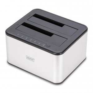 Stacja dokująca DIGITUS USB 3.0 Super Speed do 2x SSD/HDD 2.5/3.5&quot;SATA III max. 2x20TB z funkcją klonowania