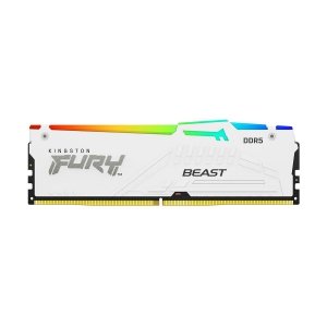 Pamięć DDR5 Kingston FURY Beast RGB 32GB (2x16GB) 6000MHz CL36 1,25V White