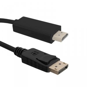 Kabel Qoltec DisplayPort v1.1 męski | HDMI męski | 4K | 2m
