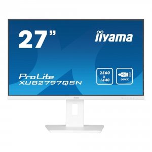 Monitor iiyama 27&quot; ProLite XUB2797QSN-W2 IPS QHD 100Hz HDMI 2xDP HUB RJ-45 głośniki