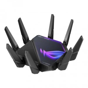OUTLET: Router Asus ROG Rapture GT-AXE16000 Wi-Fi AX16000 2xWAN/LAN 10Gb/s 1xWAN 2,5Gb/s 4x LAN 1Gb/s - USZ OPAK