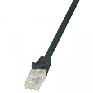 Patchcord LogiLink CP1043U CAT5e U/UTP 1,5m, czarny