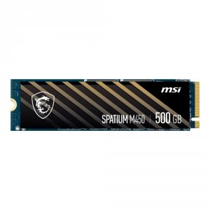 Dysk SSD MSI SPATIUM M450 V1 500GB PCIe 4.0 NVMe 1.4 M.2 2280 (3000/2000 MB/s) 3D NAND