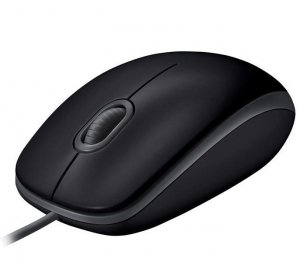 OUTLET: Mysz przewodowa Logitech B110 Silent optyczna czarna - OTW OPAK