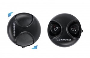 OUTLET: Słuchawki z mikrofonem Esperanza TWS ARIES EH228K bluetooth douszne - OTW OPAK