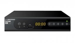 Tuner cyfrowy Esperanza EV106P DVB-T/T2 H.265/HEVC