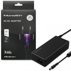 Zasilacz Qoltec desktopowy 60W | 12V | 5A | 5.5*2.5 | + kabel zasilający