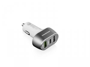 Ładowarka samochodowa MODECOM MC-CU2C1 USB-A Quick Charge 3.0 + USB-A + USB Typ C)