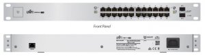 Switch zarządzalny UBIQUITI UniFiSwitch 24x100/1000 2xSFP PoE+ 500W