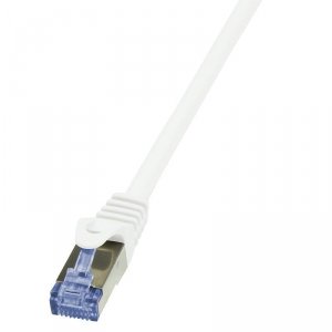Patchcord LogiLink CQ3041S Cat.6A S/FTP 1,5m biały