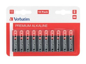 OUTLET: Bateria Verbatim LR6 AA (10 szt blister) - USZ OPAK