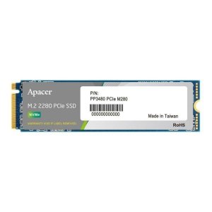Dysk SSD Apacer PP3480 512GB M.2 PCIe NVMe Gen3 x4 2280 (2400/1700 MB/s), TLC 3D NAND