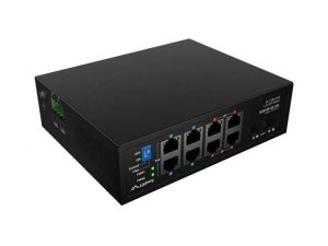 Switch niezarządzalny Lanberg light industrial POE 4XBT 4XAT 2XSFP DIN Gigabit ethernet