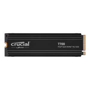 Dysk SSD Crucial T700 2TB M.2 PCIe 5.0 NVMe 2280 (12400/11800MB/s) z radiatorem