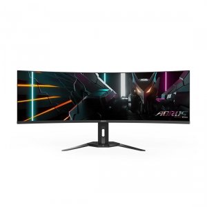 OUTLET: Monitor Gigabyte 49" AORUS CO49DQ 2xHDMI DP 3xUSB 3.0 USB-C głośniki 2x5W - USZ OPAK