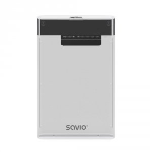 Obudowa na dysk HDD/SDD SAVIO AK-66, USB 3.0, 2,5&quot;, transparentny