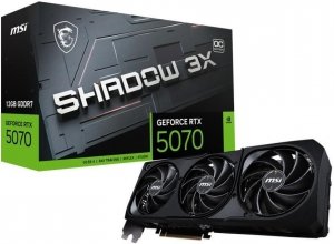 MSI GeForce RTX 5070 12G SHADOW 3X OC 12GB GDDR7 192bit HDMI+3xDP PCIe5.0