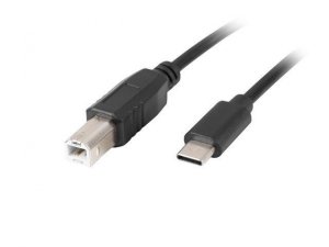 Kabel USB 2.0 Lanberg USB-C(M)-&gt;USB-B(M) 3m czarny
