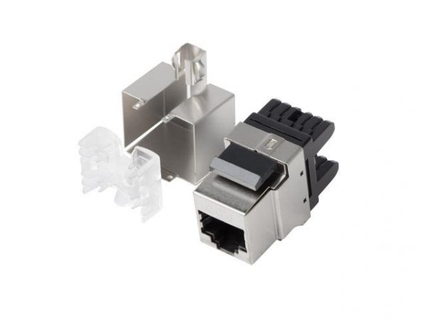 Moduł Keystone Lanberg gniazdo RJ45 -&amp;gt; LSA FTP kat.6A 180° do puszki montażowej