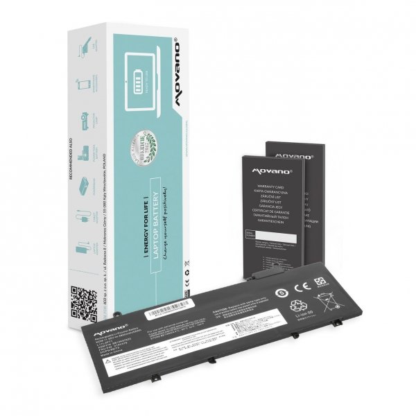 Bateria Movano do notebooka Lenovo ThinkPad T480s, L17L3P71, 01AV478 (11.55V) (4650 mAh)