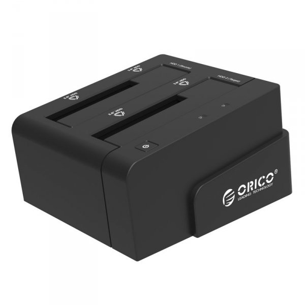ORICO EXTERNAL HDD DOCK 2.5&quot;/3.5&quot; SATA 3.0 USB 3.0 1 to 1 Clone Black