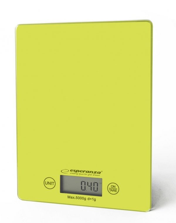 Waga kuchenna elektroniczna Esperanza &amp;quot;Lemon&amp;quot; zielona