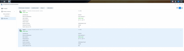 Synology Serwer plików NAS DS225+ 10GB RAM + 2x8TB HDD