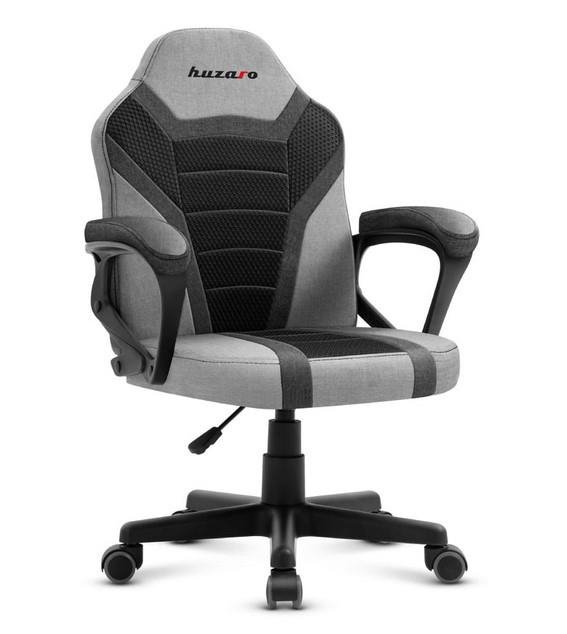 OUTLET: Fotel gamingowy dla dziecka Huzaro Ranger 1.0 Grey Mesh - USZ OPAK