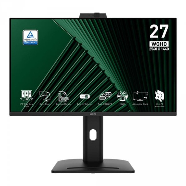 Monitor MSI 27&amp;quot; PRO MP275QPDG IPS WQHD 100Hz 2xHDMI 2xDP HUB głośniki