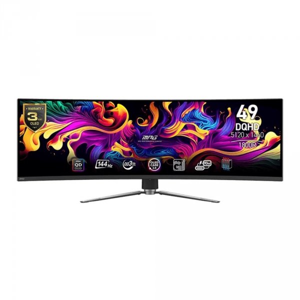 Monitor MSI 49&amp;quot; MPG 491CQP QD-OLED DQHD 144Hz 2xHDMI DP 4xUSB