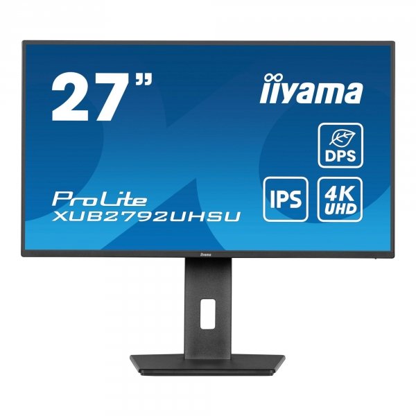 Monitor iiyama 27&amp;quot; ProLite XUB2792UHSU-B6 IPS UHD 60Hz HDMI DP HUB głośniki
