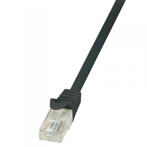 Patchcord LogiLink CP1043U CAT5e U/UTP 1,5m, czarny
