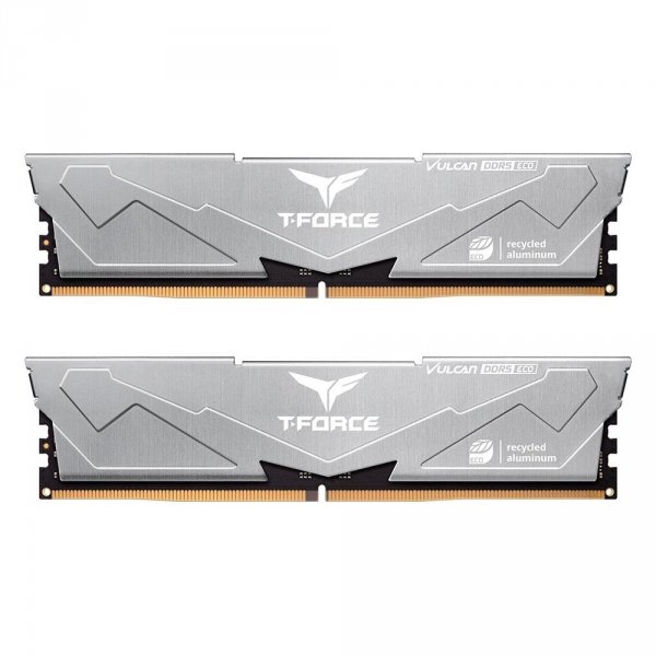 Pamięć DDR5 Team Group T-FORCE VULCAN ECO 32GB (2x16GB) 6000MHz CL38 1,25V Srebrna
