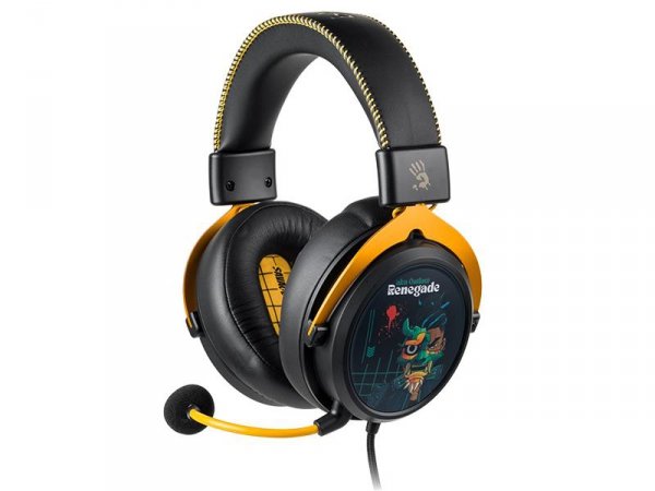 Słuchawki z mikrofonem A4Tech BLOODY MR595 Renegade Midnight