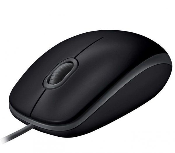 OUTLET: Mysz przewodowa Logitech B110 Silent optyczna czarna - OTW OPAK