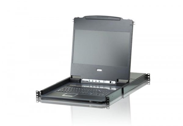 Konsola LCD 17,3&amp;quot; FullHD KVM USB DVI ATEN CL6708MW (CL6708MW-ATA-AG)  8-port.