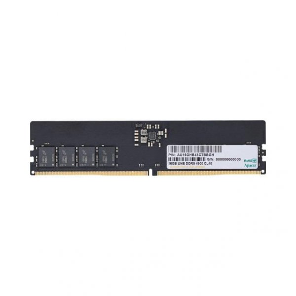 Pamięć DDR5 Apacer 16GB (1x16GB) 4800MHz CL40 1,1V - POSERWI