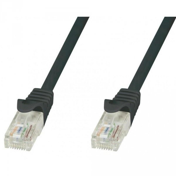 PatchCord Techly Cat.5e UTP CCA 10m czarny