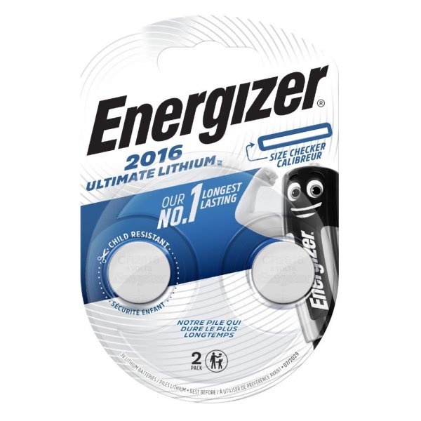 Bateria litowa mini Energizer Ultimate Lithium CR2016 x2