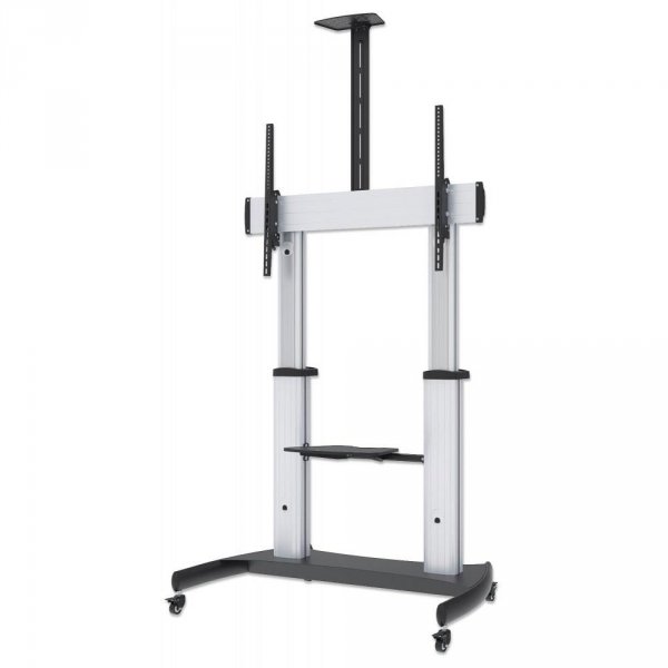 Stojak mobilny Manhattan 60&amp;quot;-100&amp;quot;, 100kg z półką