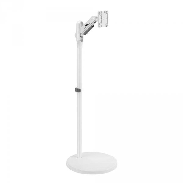Stojak podłogowy na monitor/TV Maclean MC-970 W, mobilny, sprężyna gazowa, 17&amp;quot;-35&amp;quot;, 2-10kg, biały
