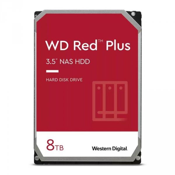 Dysk WD Red™ Plus WD80EFPX 8TB 3,5&amp;quot; 5640 256MB SATA III