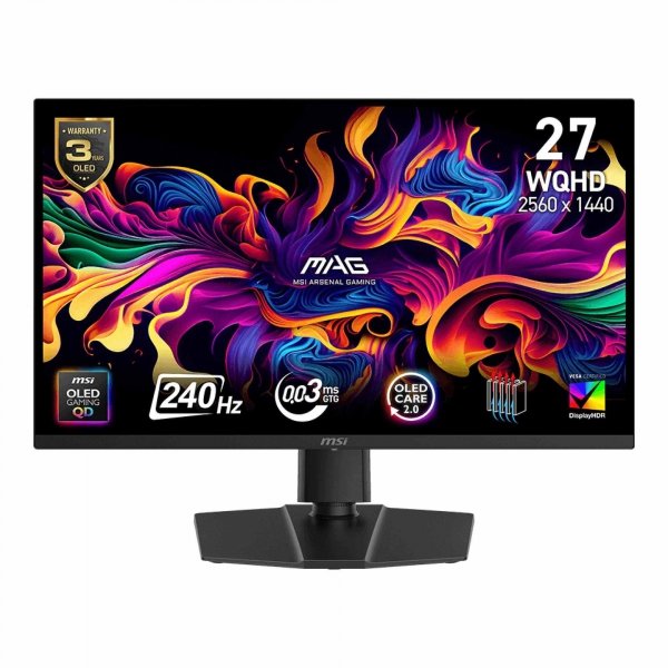 Monitor MSI 26,5&amp;quot; MAG 273QP QD-OLED X24 WQHD 240Hz 2xHDMI DP