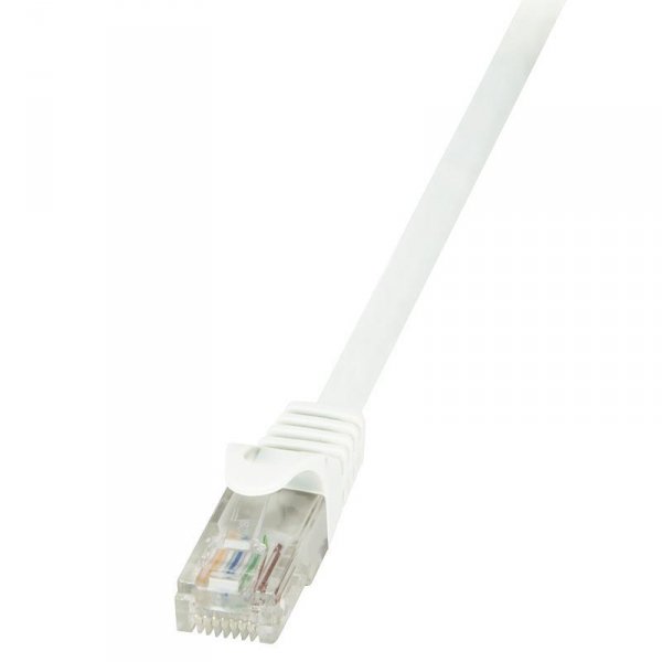 Patchcord LogiLink CP2011U CAT.6 U/UTP 0,25m, biały