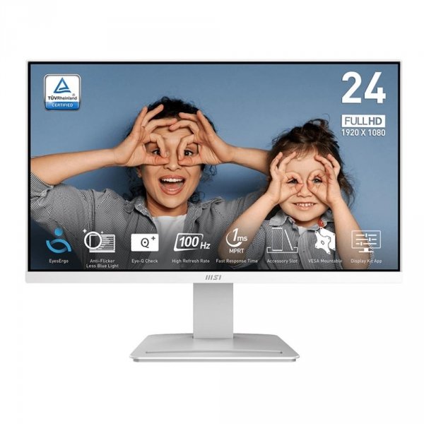 Monitor MSI 23,8&amp;quot; PRO MP2412W VA FHD 100Hz HDMI DP